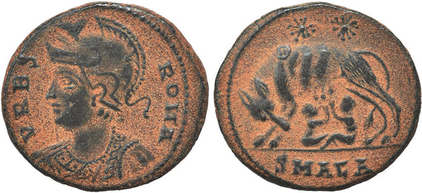 Ancient Roman coin - Commemorative Coin minted in Alexandria, Egypt - Wolf and Twins