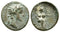 Ancient Roman Provincial coin of Tiberius with Athena minted in Side, Pamphylia