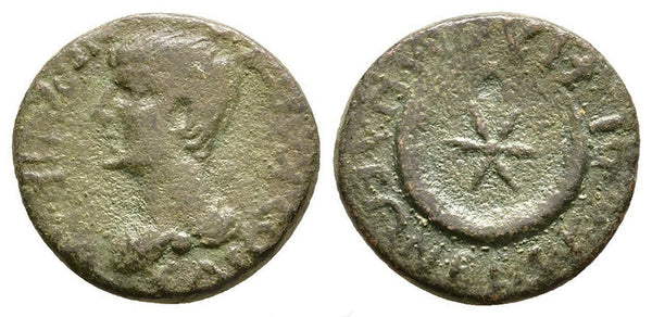 Ancient Roman Provincial coin of the Emperor Claudius I minted in Philomelium, Phrygia