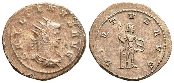 Ancient Roman coin of the Emperor Gallienus as Augustus - VIRTVS AVG - Beautiful reverse