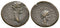Ancient Roman Provincial coin of Claudius I and Agrippina II minted in Iconium (as Claudiconium), Lycaonia