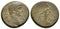 Ancient Roman Provincial coin of Augustus with Dikaiosyne minted in Prymnessus, Phrygia