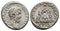 Ancient Roman Provincial silver coin of the Emperor Septimius Severus minted in Caesarea, Cappadocia