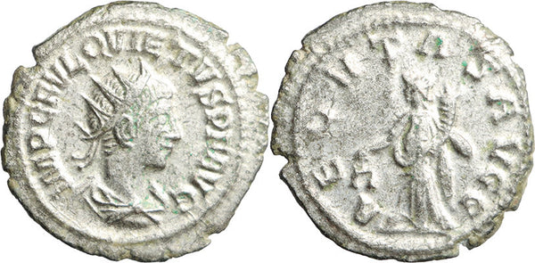 RARE Ancient Roman coin of Quietus 260-261 AD minted in Antioch