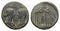 Ancient Roman Provincial coin of Tiberius with Julia Augusta (Livia) minted in Pergamum, Mysia