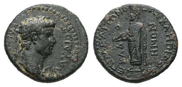 Ancient Roman Provincial coin of Nero minted in Sardes, Lydia