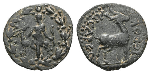 Ancient Roman Provincial coin minted in Hierocaesarea, Lydia between 98-138 AD