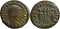Ancient Roman coin of the Emperor Constantius II as Caesar - GLORIA EXERCITVS