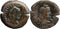 Ancient Roman Provincial coin of Vespasian with Isis minted in Alexandria, Egypt