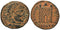 VF+++ Ancient Roman coin of Constantine I minted in Antioch - PROVIDENTIAE AVGG - Campgate with 9 levels