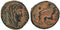 VF++ Ancient Roman coin of Constantine I the Great reaching for the Hand of God