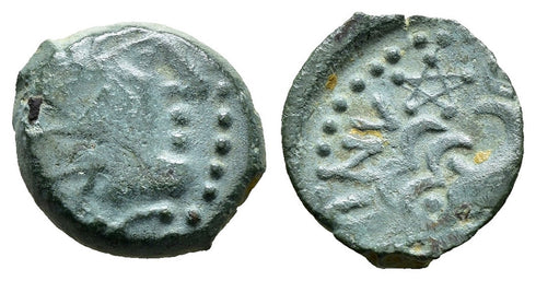 Ancient Celtic coin - Northwest Gaul - Carnutes circa 100-50 BC