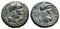 Ancient Roman Provincial coin of the Emperor Titus with Perseus minted in Iconium, Lykaonia