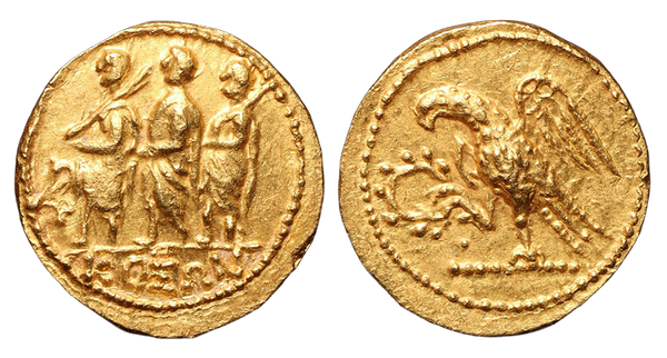 Superb Ancient Greek gold coin Scythian (Thracian) Koson