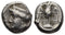 Ancient Greek silver coin from Pontos, Amisos (as Peiraieos) circa 435-370 BC