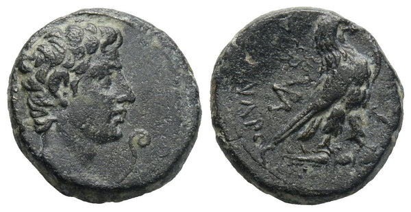 Ancient Roman Provincial coin of the Emperor Augustus 27 BC-14 AD minted in Amorium, Phrygia