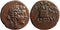 Ancient Greek coin from Pontos, Amisos 120-63BC Dionysos with Cista Mystica
