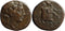 Ancient Greek coin from Pontos, Amisos 120-63BC Dionysos with Cista Mystica