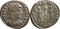 Ancient Roman coin of Constantine II minted in Constantinople - GLORIA EXERCITVS