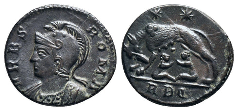 Ancient Roman coin - Commemorative Coin minted in Rome - Wolf and Twins