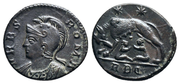 Ancient Roman coin - Commemorative Coin minted in Rome - Wolf and Twins