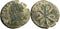 Ancient Roman coin of Decentius with Christogram/Chi Rho reverse found in Spain