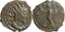 Ancient Roman coin of the Emperor Tetricus I found in England