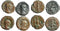 4 Ancient Roman Egyptian Potin Tetradrachms minted in Egypt