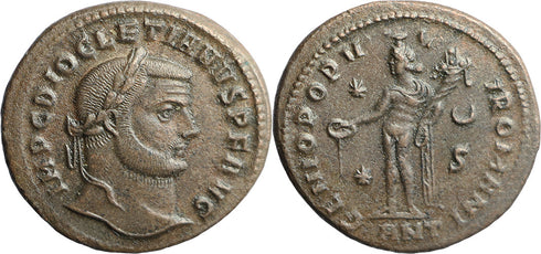 VF+++ Large Ancient Roman coin of the Emperor Diocletian minted in Antioch