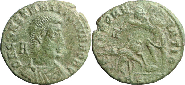 Ancient Roman coin of the Emperor Constantius Gallus - FEL TEMP REPARATIO