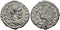 VF+++ Ancient Roman silver denarius of Caracalla as Augustus minted in Rome in 207 AD