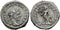 EF Ancient Roman silver denarius of Caracalla as Augustus minted in Rome in 215 AD