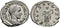 aEF Ancient Roman silver denarius of the Emperor Gordian III minted in Rome in 241 AD - Marriage issue