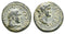 Ancient Roman Provincial coin of Nero with Herakles minted in Sardes, Lydia