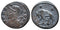 Ancient Roman coin - Commemorative Coin minted in Nicomedia - Wolf and Twins