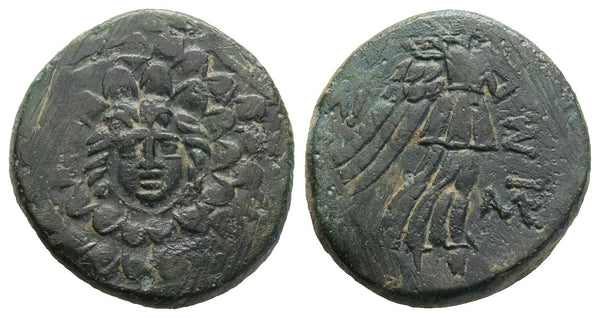 Ancient Greek coin from Pontos, Amisos. Time of Mithradates VI Eupator 105-63 BC