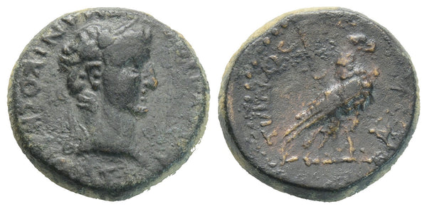 Ancient Roman Provincial coin of the Emperor Claudius I minted in Amorium, Phrygia