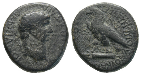 Ancient Roman Provincial coin of the Emperor Claudius I minted in Amorium, Phrygia