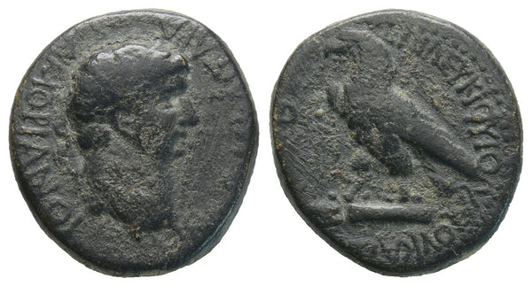 Ancient Roman Provincial coin of the Emperor Claudius I minted in Amorium, Phrygia