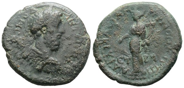 Huge Ancient Roman Provincial coin of the Emperor Commodus with Tyche minted in Amasia, Pontus