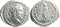 Ancient Roman silver denarius of the Emperor Septimius Severus minted in Rome