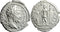 Ancient Roman silver denarius of the Emperor Septimius Severus minted in Rome