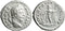 Ancient Roman silver denarius of the Emperor Septimius Severus minted in Rome