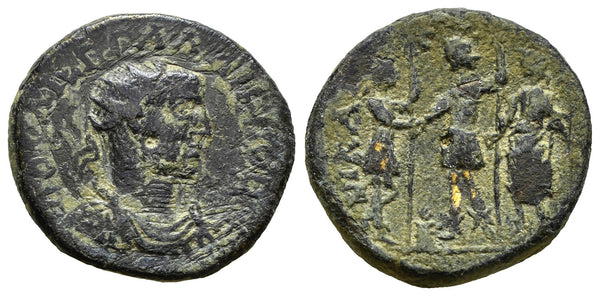 Ancient Roman Provincial coin of the Emperor Gallienus minted in Nicaea, Bithynia