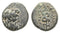 Ancient Greek coin minted in Pergamon, Mysia - Asklepios and a coiled serpent