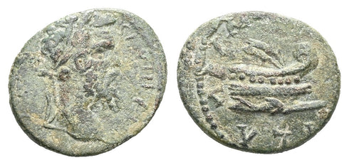 Ancient Roman Provincial coin of Septimius Severus minted in Coela, Thrace