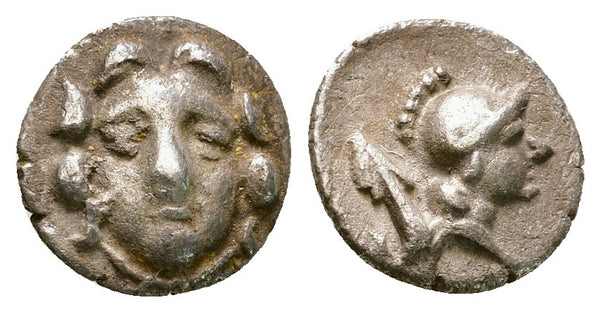 Ancient Greek silver coin from Selge, Pisidia Circa 350-300 BC