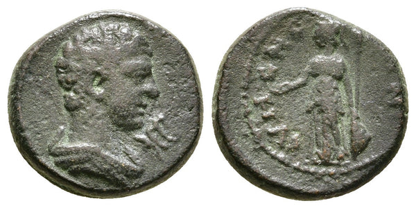 Ancient Roman Provincial coin minted in Eumenea, Phrygia circa 176-225 AD