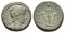 Ancient Roman Provincial coin of Augustus with Artemis Ephesia minted in Apameia, Phrygia