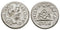 Ancient Roman Provincial silver coin of the Emperor Septimius Severus minted in Caesarea, Cappadocia